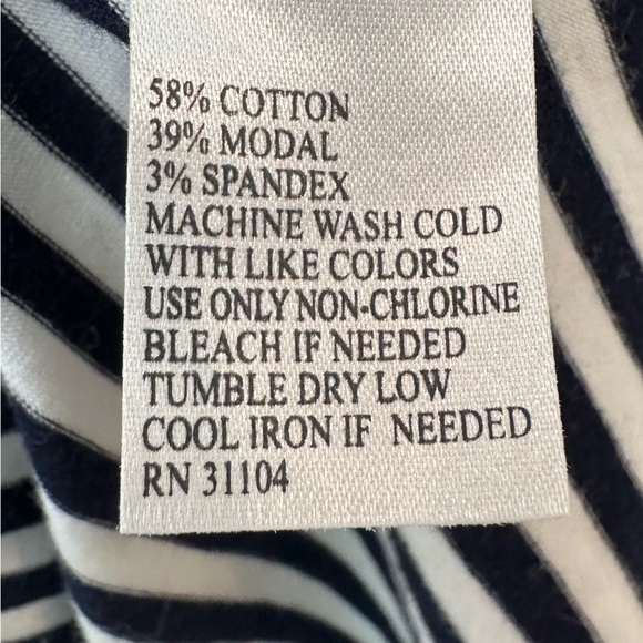 NWOT Women’s Maxi Summer Dress Black and white stripes - Picture 5 of 5